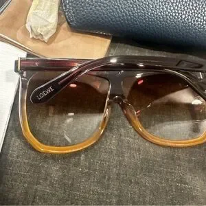 NWT Loewe Women\'s Lw40001l 63mm Sunglasses case and cleaning cloth reg $465 Loewe Fashion Lw40131I XXL (90 - 190) with Grey lenses and  main image 3